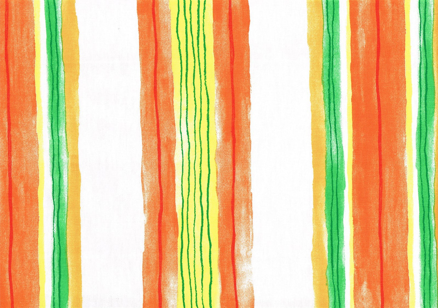 Covington Fabric 5th Ave Orange White Yellow Stripe  Cotton Drapery Upholstery 