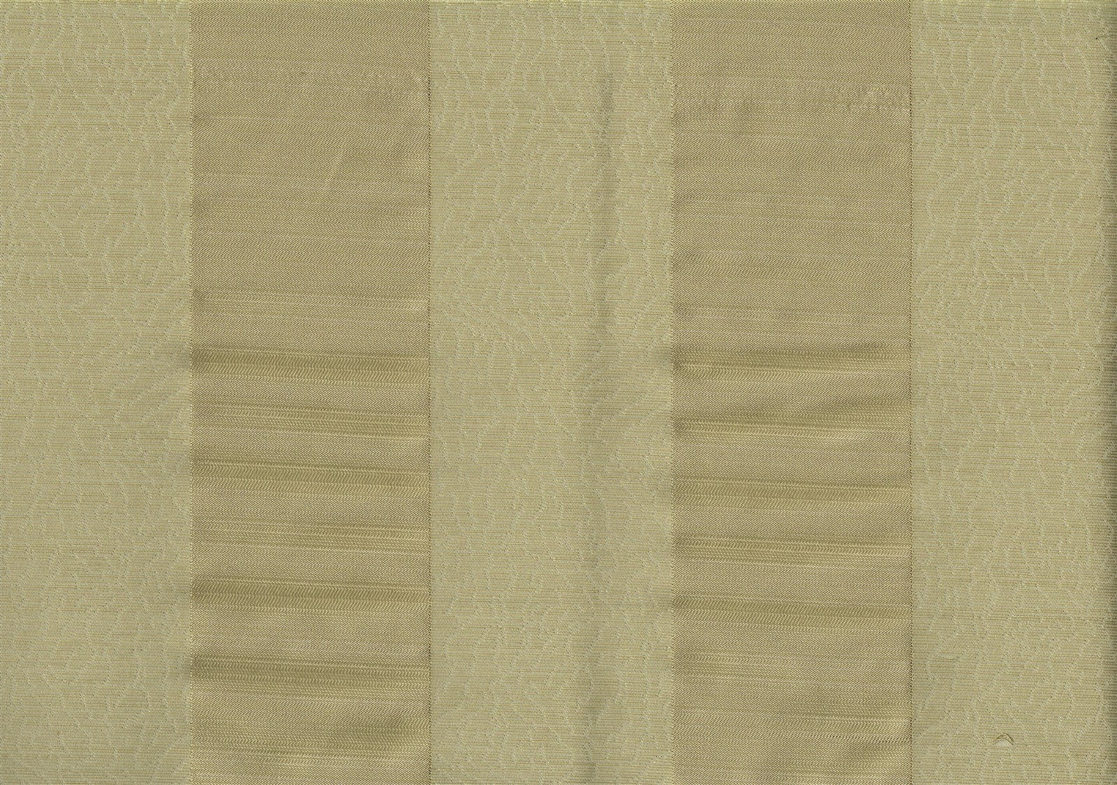 3 Yds Robert Allen Running Path Green Tea Gold Stripe Drapery  Upholstery 