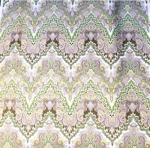 Waverly Fabric Paisley Verse Mineral   Drapery Upholstery 