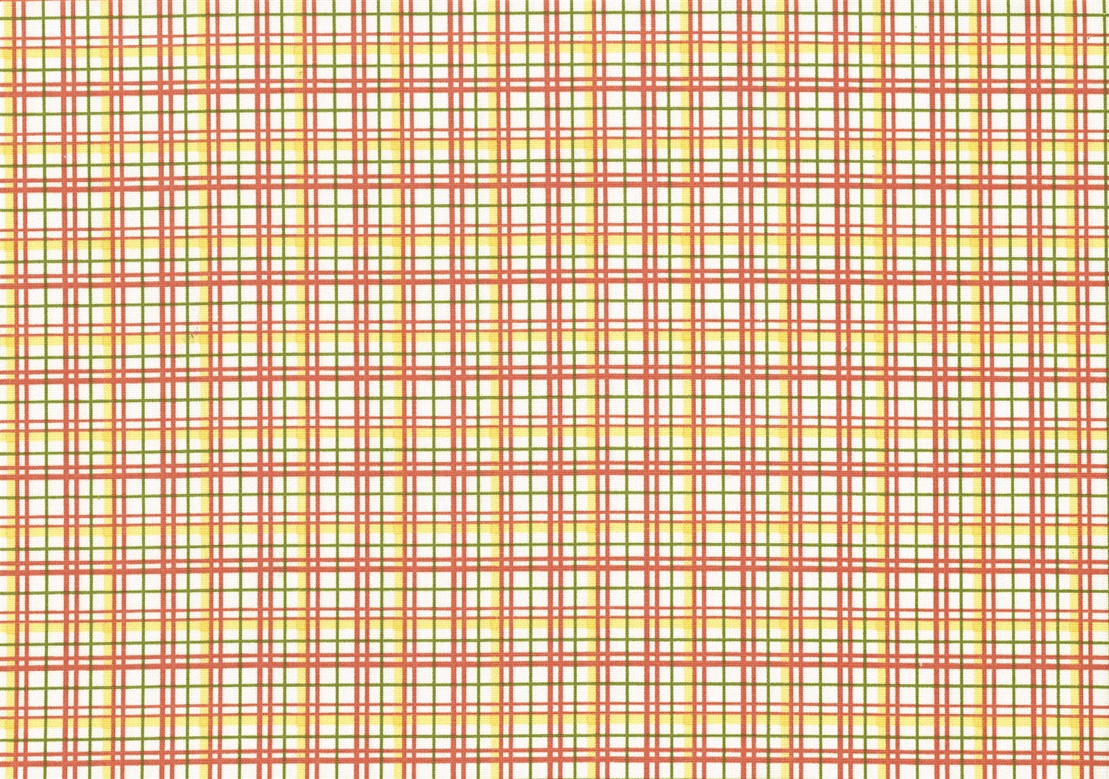 Richloom Fabric Salmon Beige Green Yellow Plaid  Cotton Drapery Upholstery 