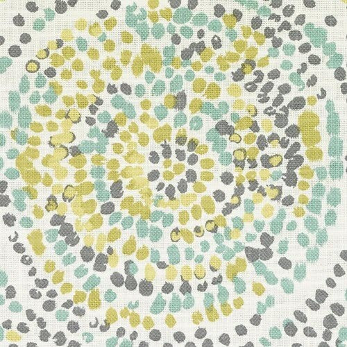 5 Yds  Robert Allen Fabric Duralee Glimpse Citron Cotton  Drapery Upholstery