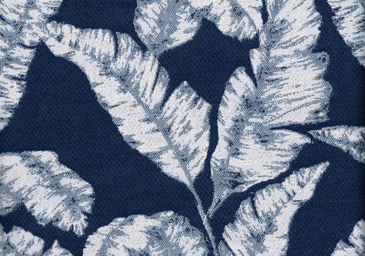3.50 Yds Sunbrella Fabric Navy Off White 100% Solution Dyed Acrylic Upholstery