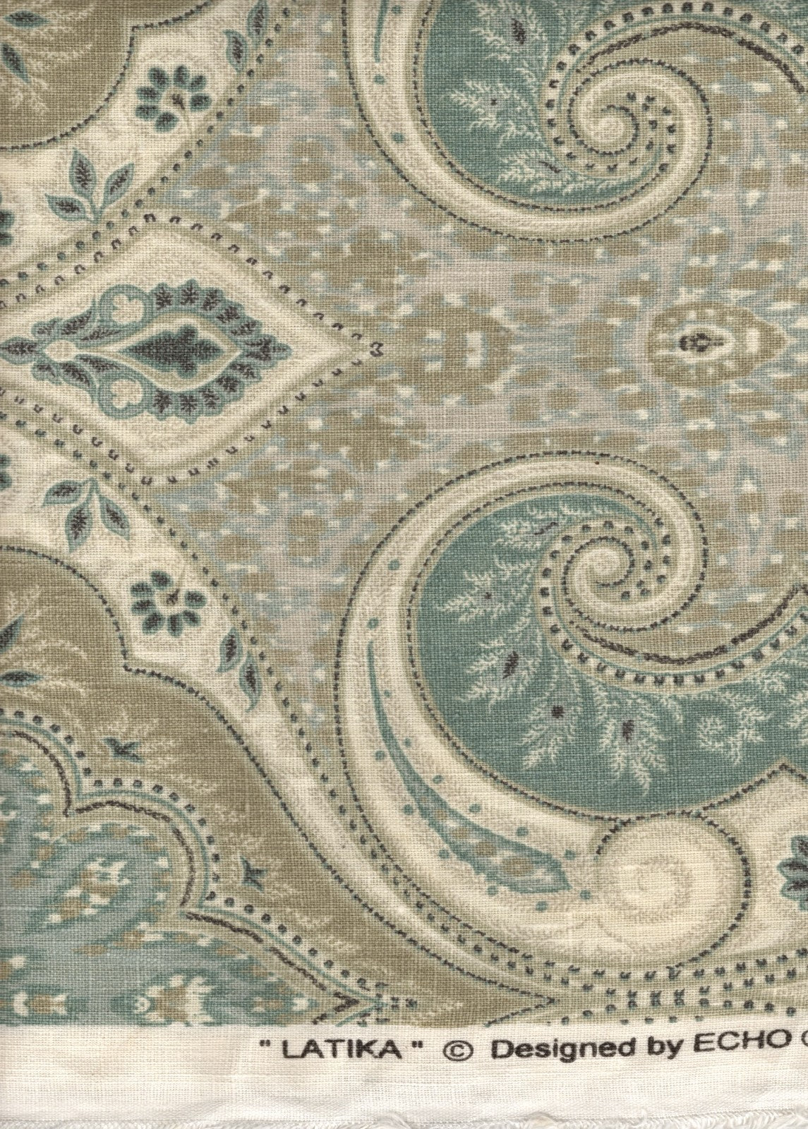 4 Yds Kravet Fabric Echo Latika Seafoam  Linen   Drapery Upholstery