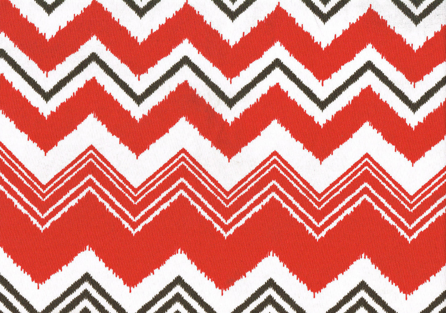 Premier Prints Red White Black Chevron Indoor/Outdoor Drapery Upholstery   