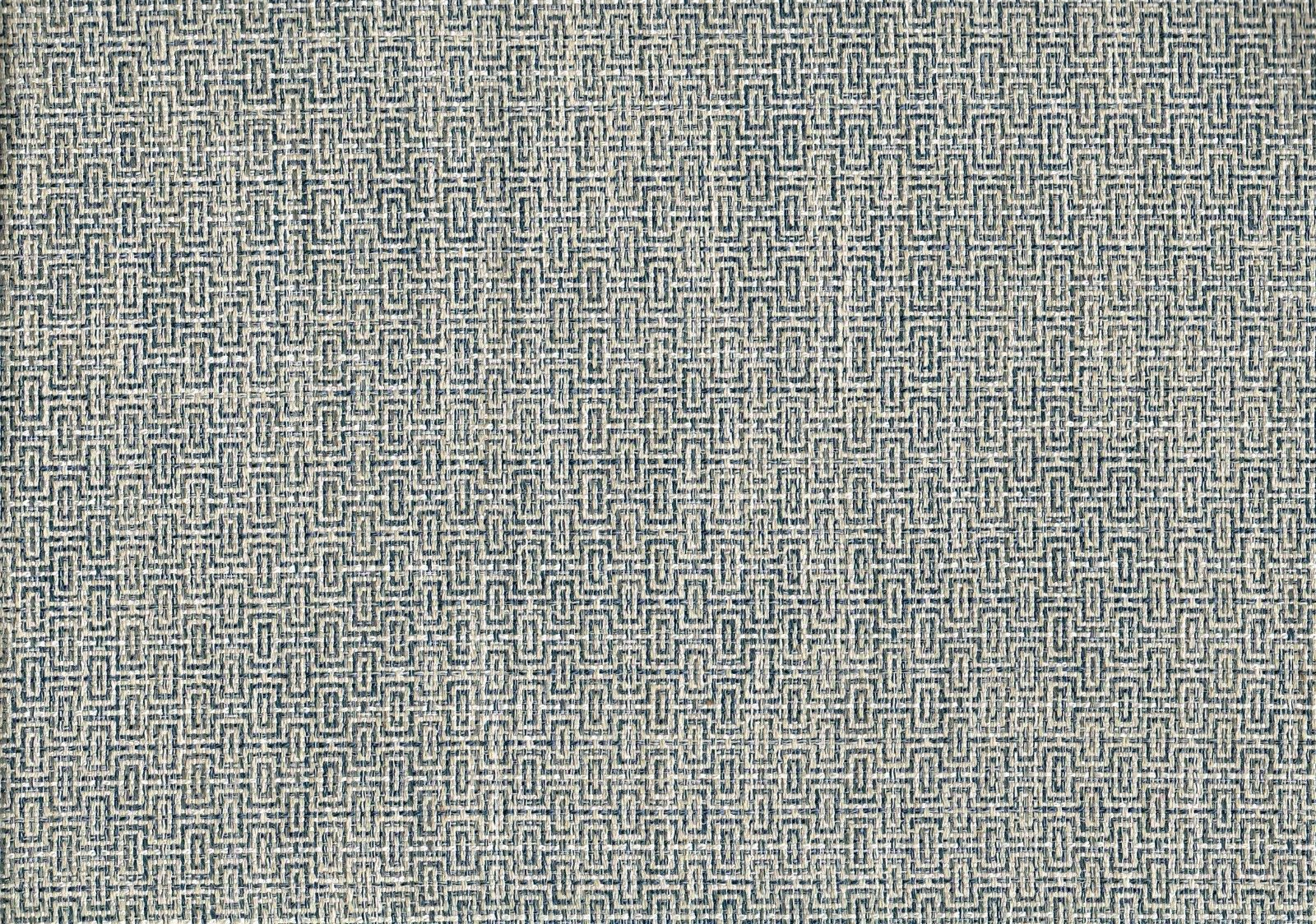 9.5 Yds Richloom Fabric Kinswood  Denim Blue Natural Drapery Upholstery