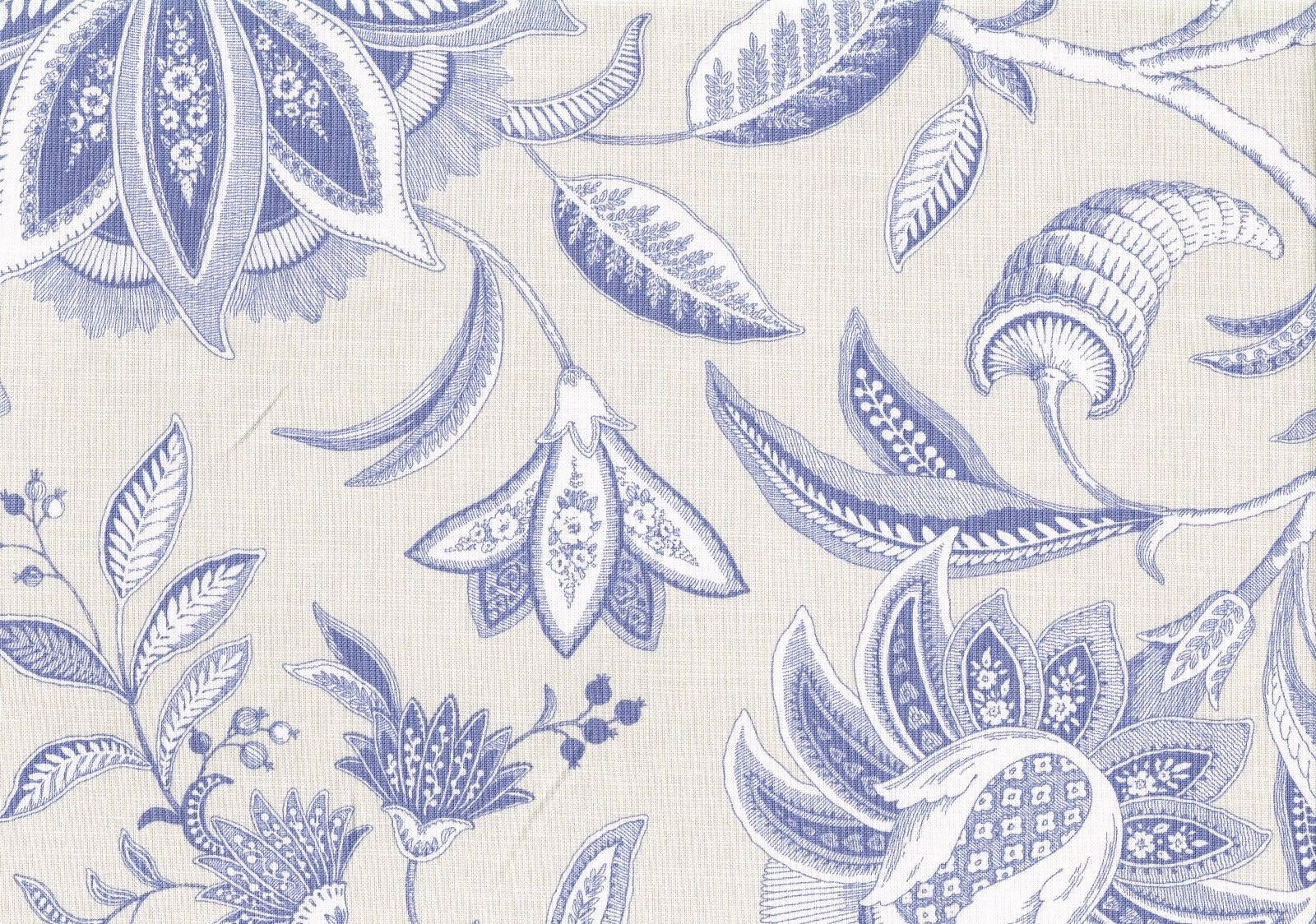 Waverly Fabric Field of Dreams Mist Sand Lavender Cotton    Drapery Upholstery  
