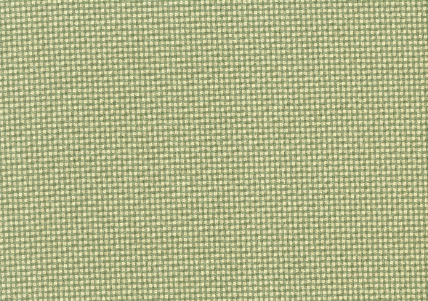Designer Fabric Green  Check Cotton  Drapery Upholstery 