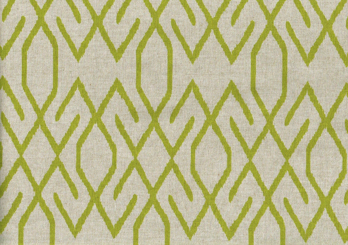 4 Yds Lacefield Fabric Zoe Lime  Cotton  Drapery Upholstery