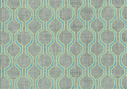 PKaufmann Fabric Box Prtd Ratchette Grey   Drapery Upholstery 