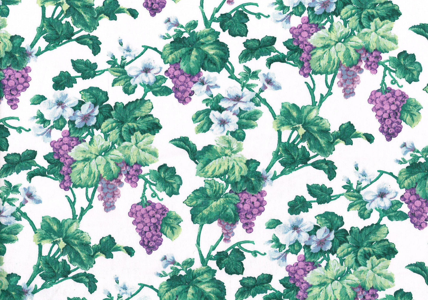 Interior Fabrics Grapes White Lavender Green Blue Drapery Upholstery 