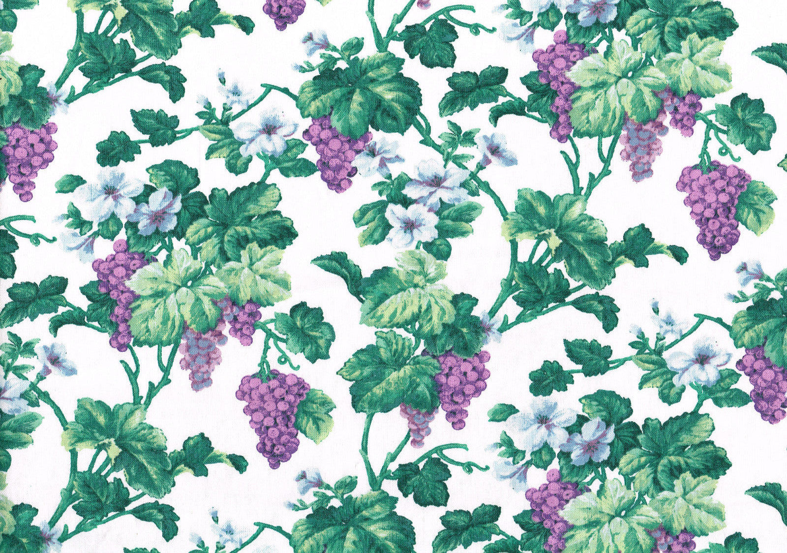 Interior Fabrics Grapes White Lavender Green Blue Drapery Upholstery 