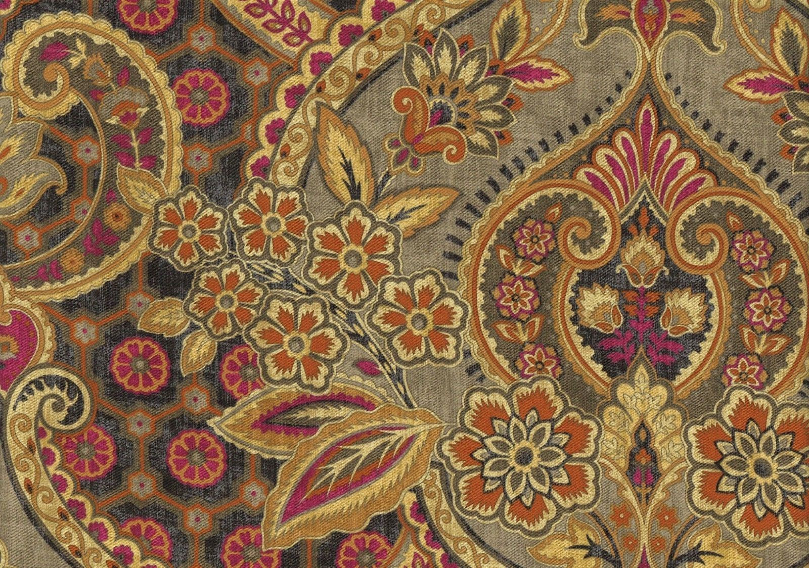 PKaufmann Fabric Moonlit Shadows Spice  Cotton  Drapery Upholstery 