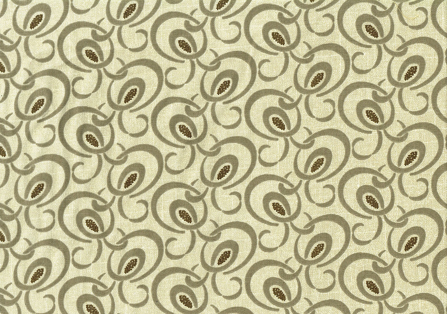 Richloom Fabric Lupe  Stone Cotton Beige Taupe Brown Drapery Upholstery 