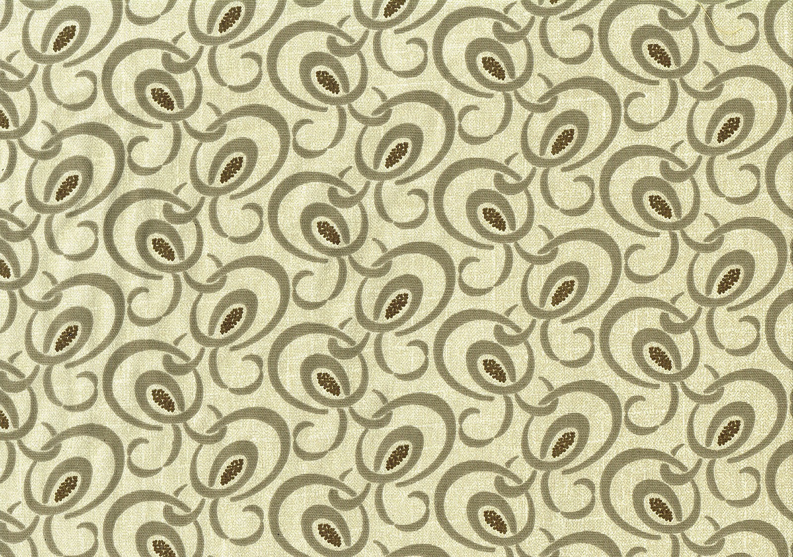 Richloom Fabric Lupe  Stone Cotton Beige Taupe Brown Drapery Upholstery 