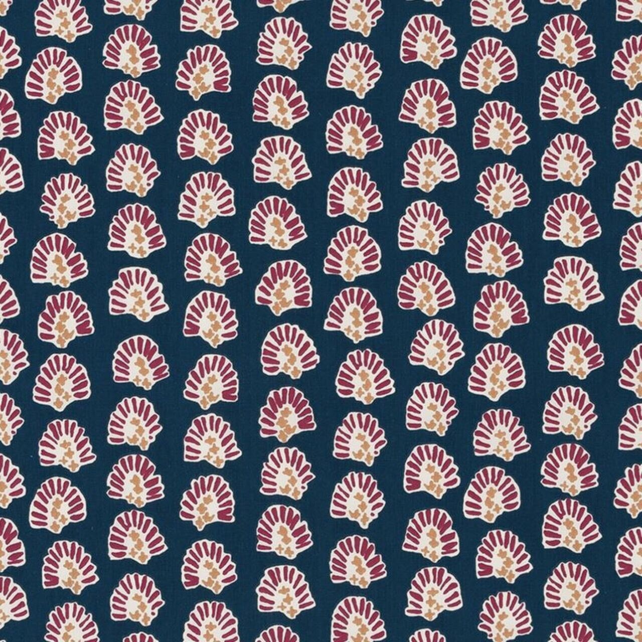  Robert Allen Fabric Kola Stencil Berry  Cotton   Drapery Upholstery   