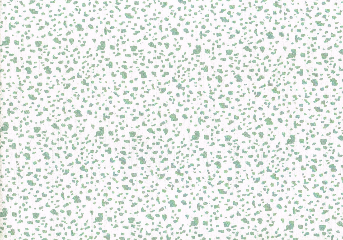 1 Yd Spoonflower Fabric Vintage Forest Green Print  Drapery Upholstery
