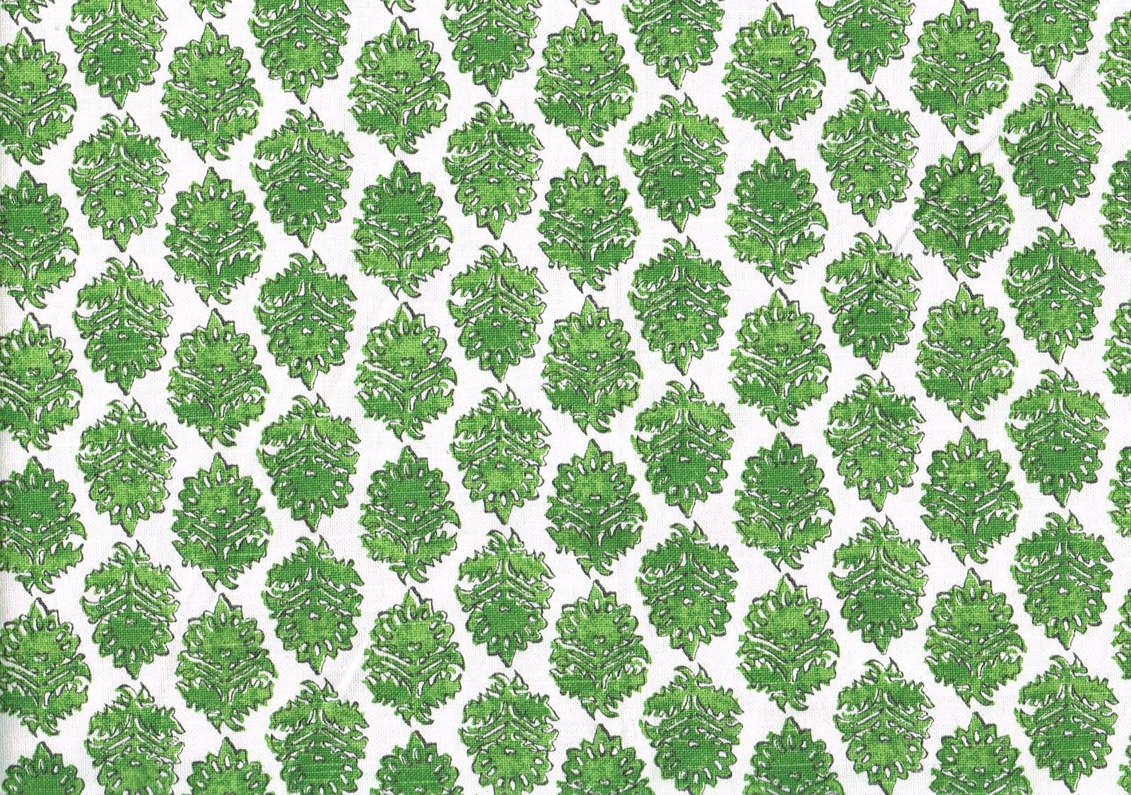 7 yds Lacefield Fabric Zira Green  Cotton Drapery Upholstery