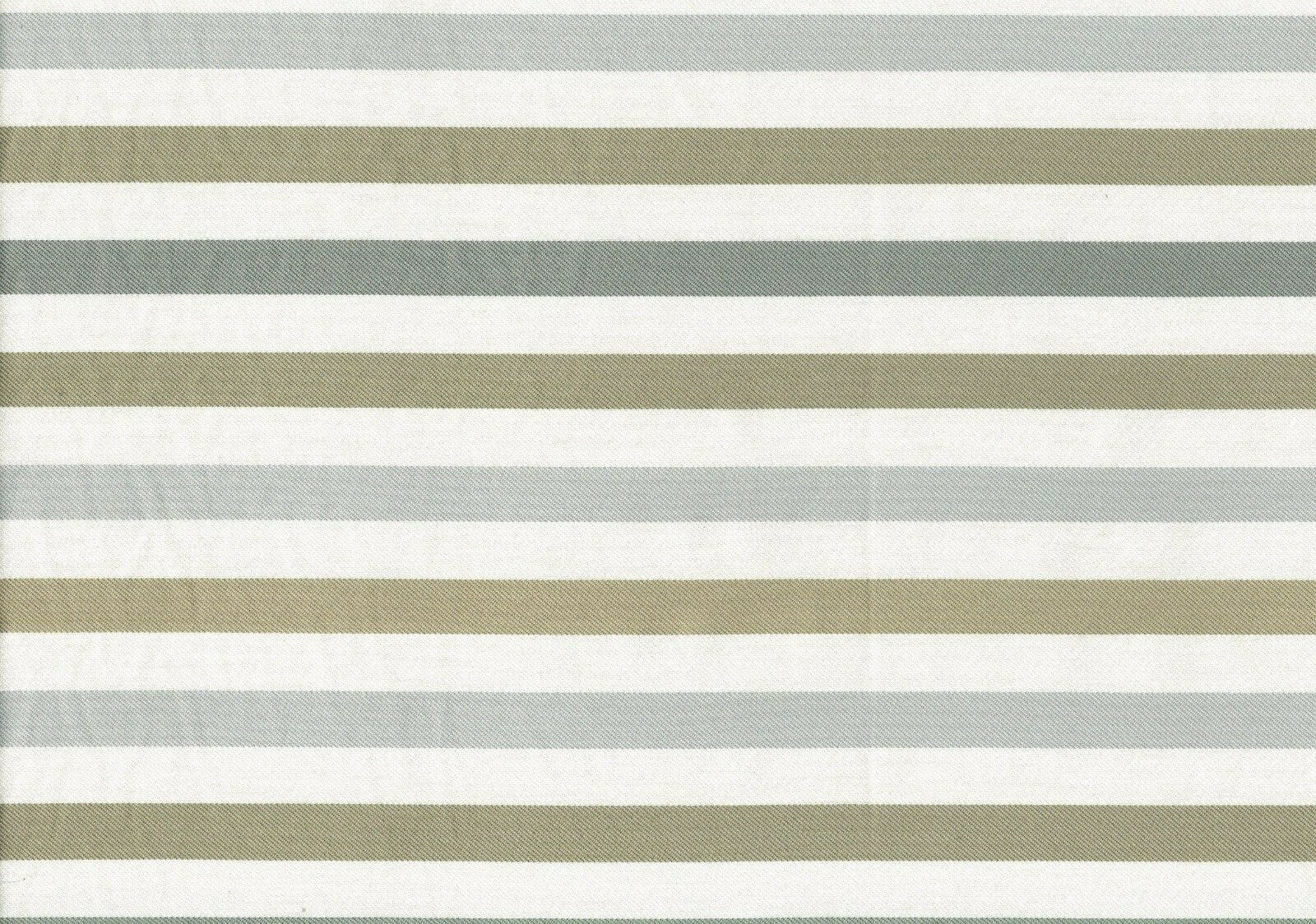 8 Yards Designer Fabric Ecru Gray Tan Striped  Woven Upholstery 