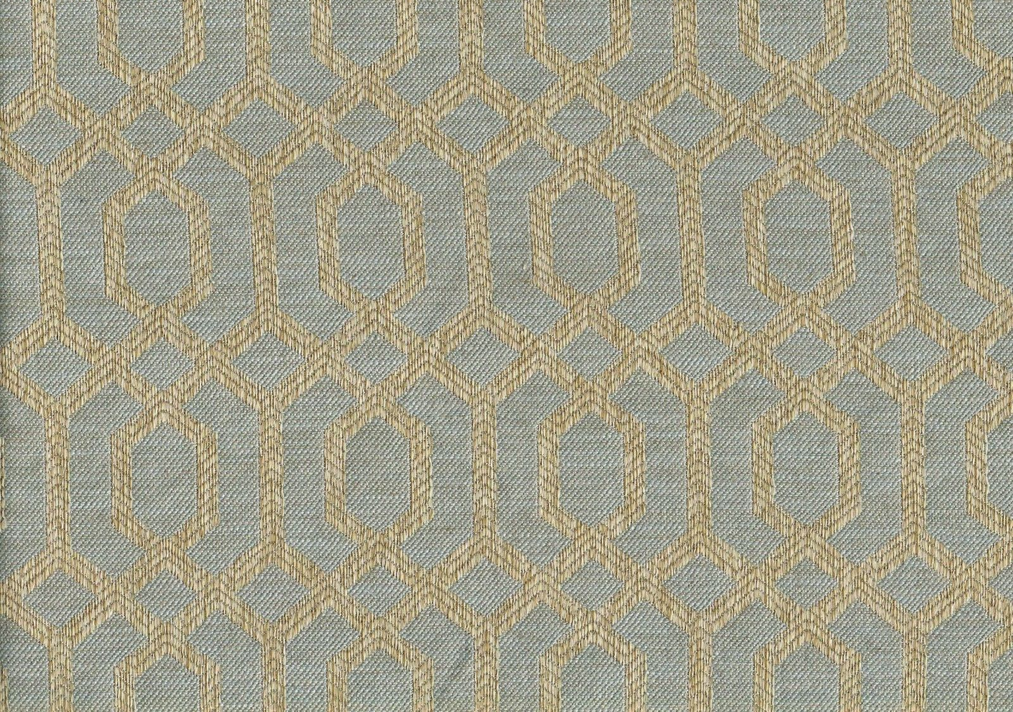 Hamilton Fabric  Parquet Silver Sage Poly Blend Drapery Upholstery