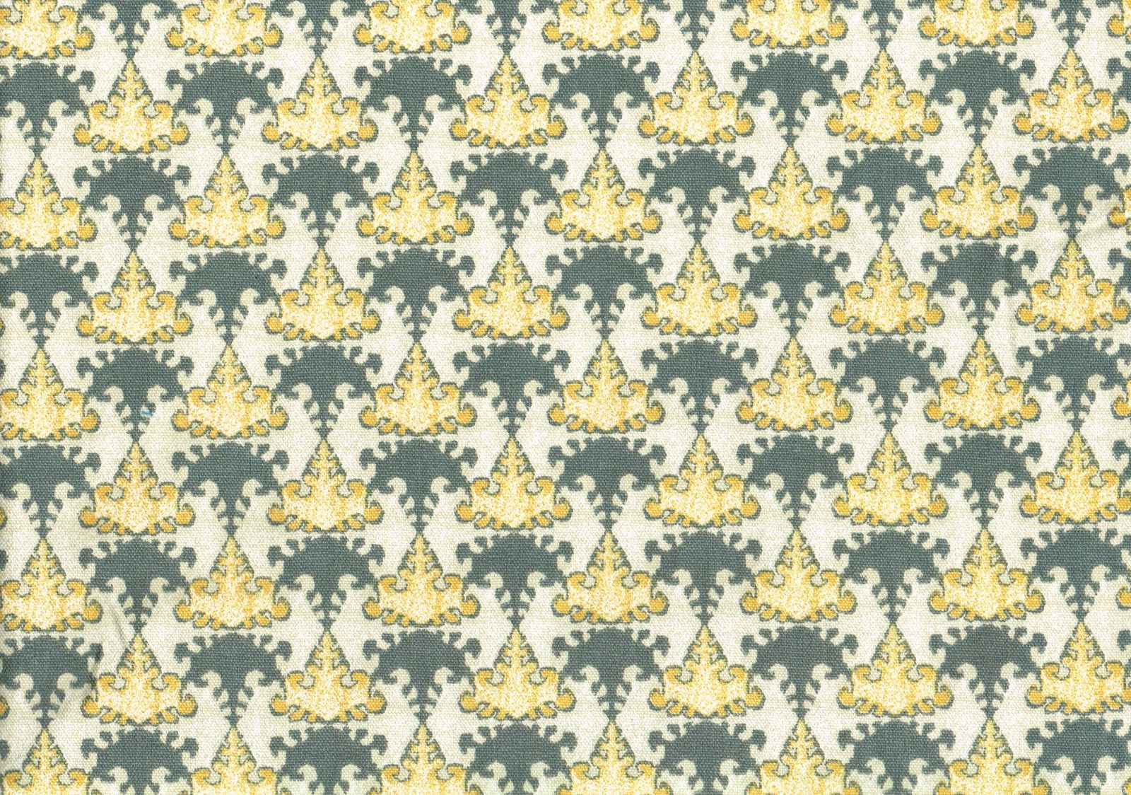 8.5 Yds Lacefield Fabric Tessa Amber Cotton  Drapery Upholstery