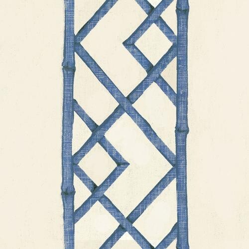 2.50 Yds Kravet Fabric Sarah Richardson  Latticely Ultramarine Drapery Uph