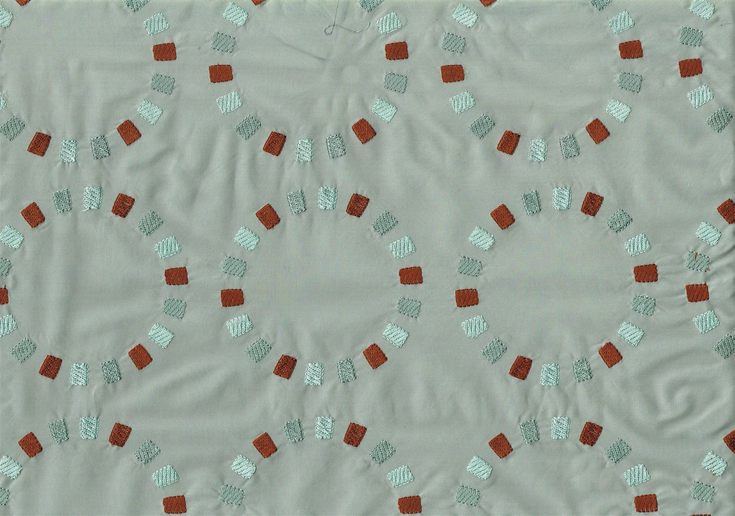  4.25 Yards Robert Allen Fabric Story Stones Spa Circles Drapery Upholstery