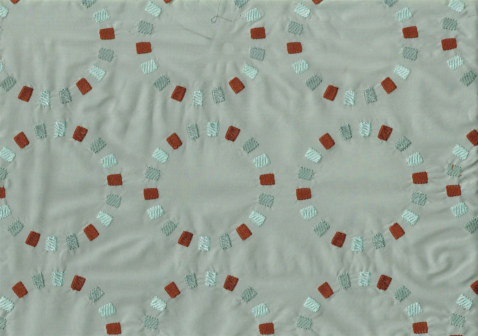  4.25 Yards Robert Allen Fabric Story Stones Spa Circles Drapery Upholstery
