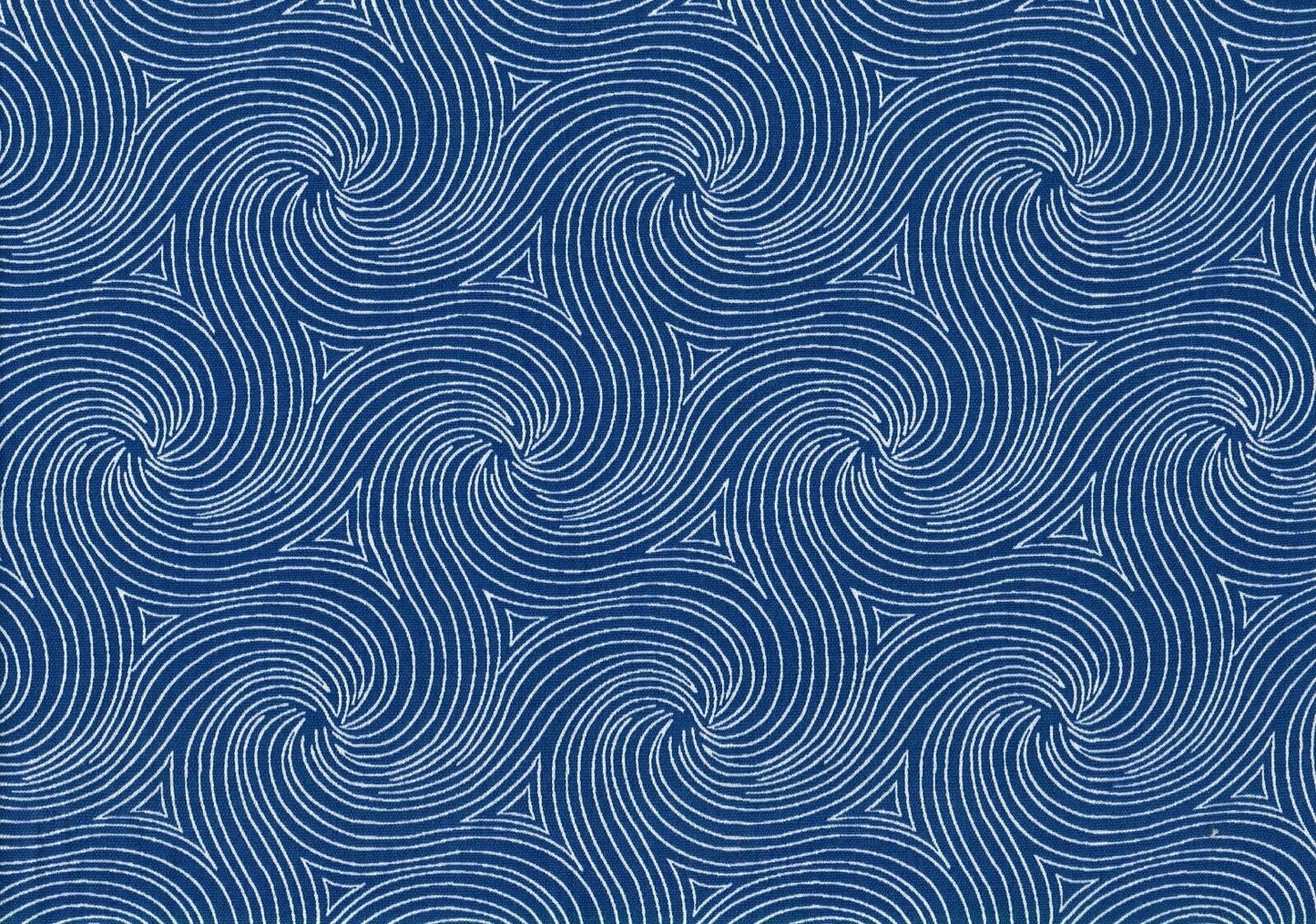5 Yds Mill Creek Fabric Royal Blue Geometric Print Drapery Upholstery 