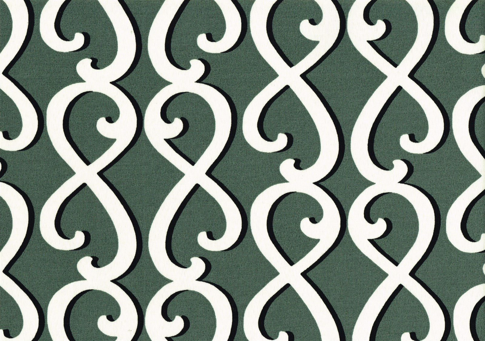 Mill Creek Fabric Dickson Shadow Gray Off White Black  Outdoor Upholstery   