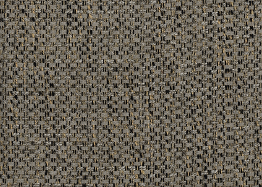 Designer Fabric Hemp Sterling Beige Black Gold Upholstery