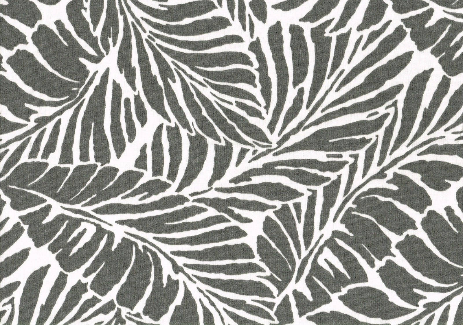 6 Yds Mill Creek Fabric Taupe Leaves  Cotton Drapery Upholstery