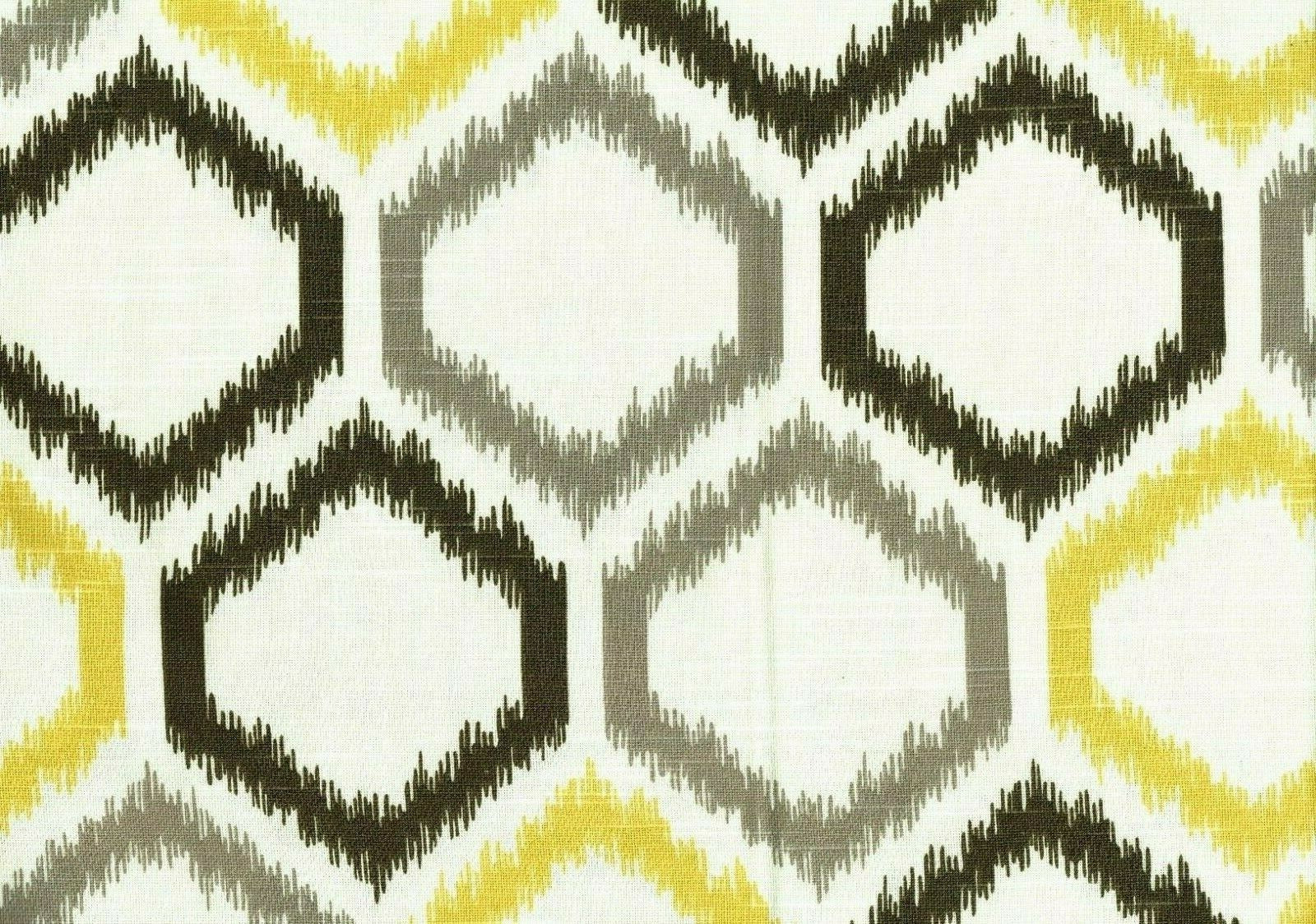 5 Yards Robert Allen Fabric Dwell Studio Trellis Citrine Drapery Upholstery  