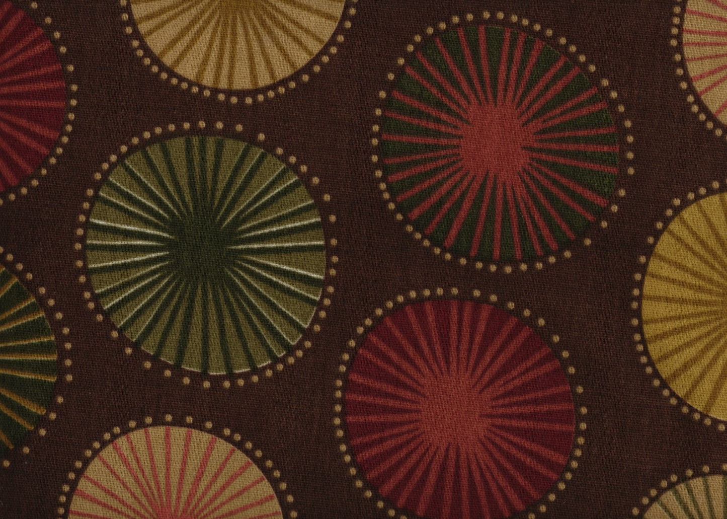 7 Yds Richloom Fabric Brown Gold Burgundy   Indoor/Outdoor Drapery Upholstery