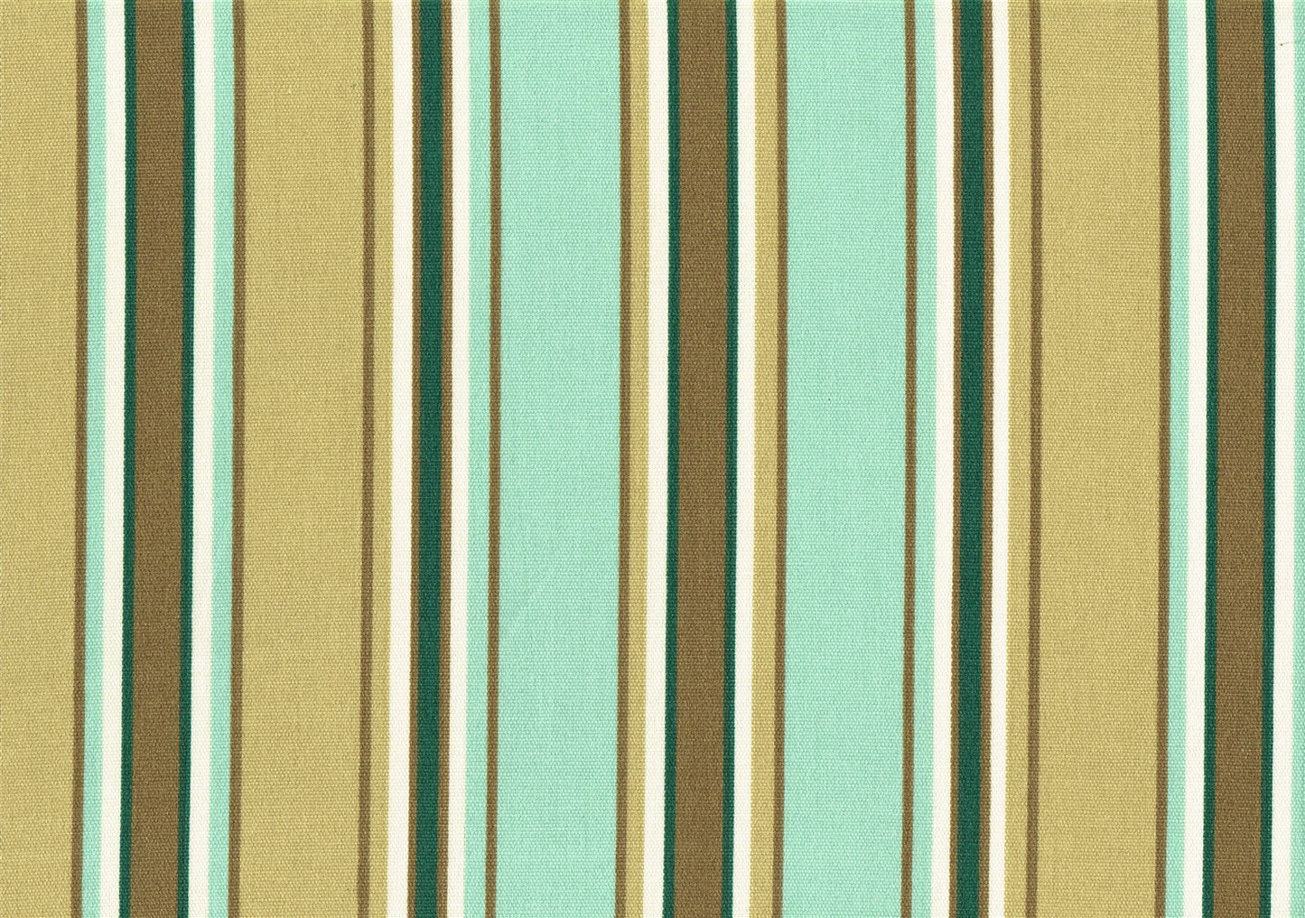 Mill Creek  Fabric Armona Terrace  Aqua Stripe Outdoor   Drapery Upholstery  