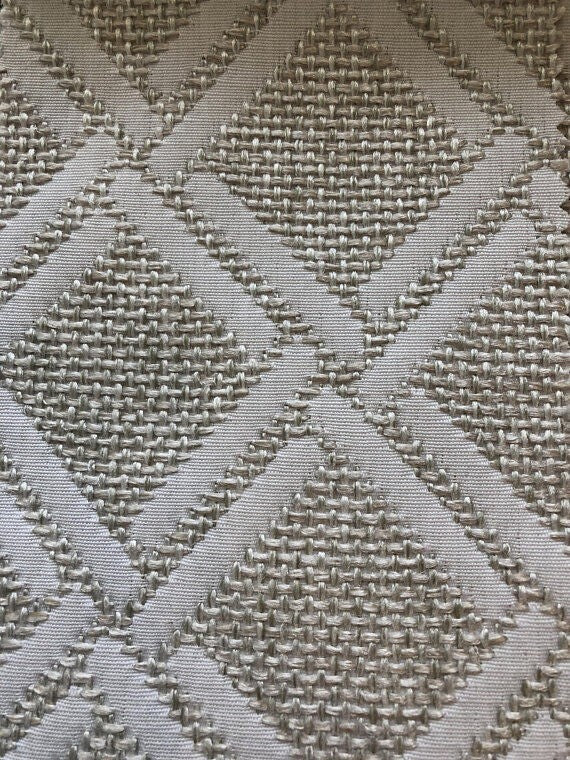 7.75 Yds Modern Diamond Basketweave Drapery Upholstery