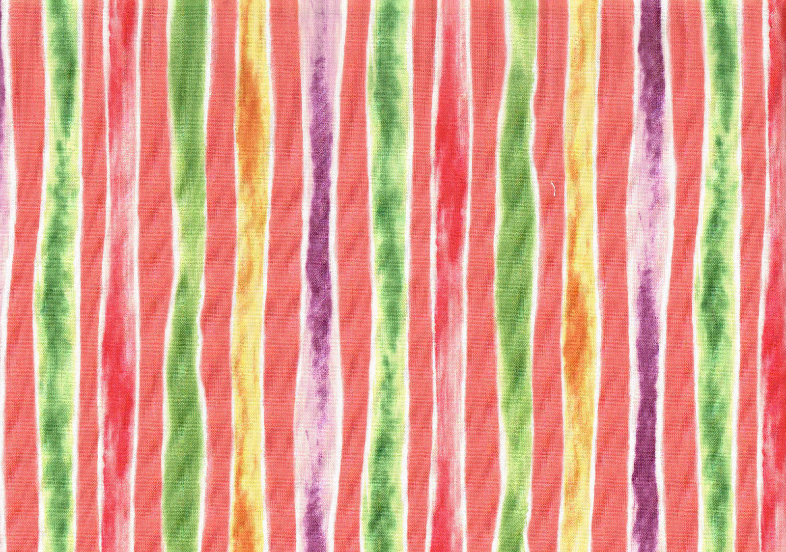 Mill Creek Fabric Stripe Coral Purple Yellow Green Drapery Upholstery