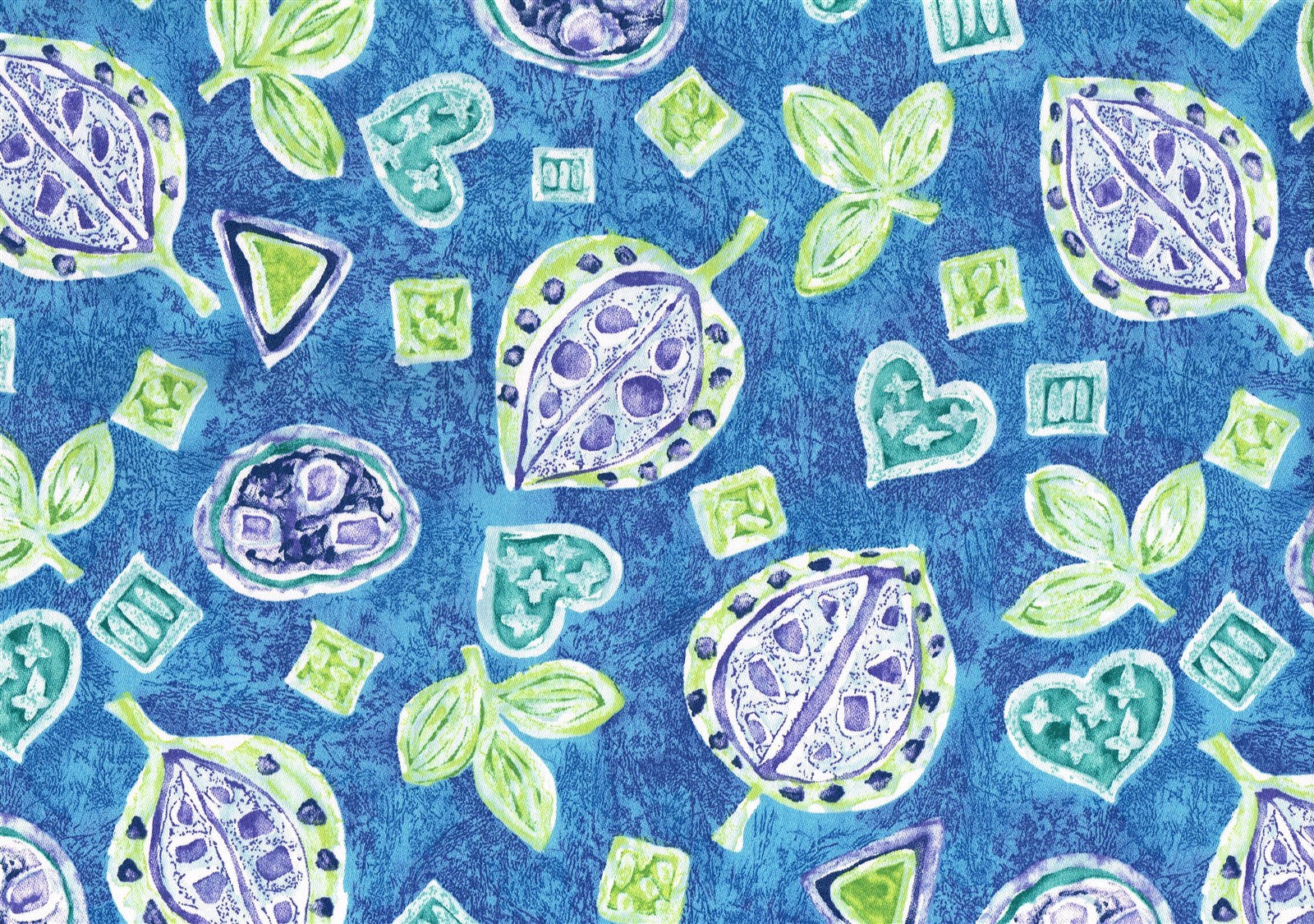 Interior Fabric Blue Green Lavender White Cotton Drapery Upholstery  