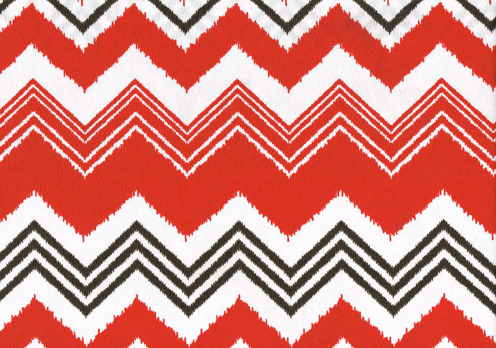 Premier Prints Red White Black Chevron Indoor/Outdoor Drapery Upholstery   