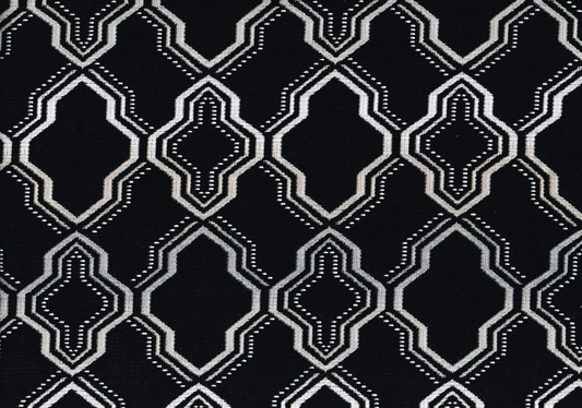 7 Yds Sunbrella Fabric Black White Woven 100% Solution Dyed Acryle Upholstery