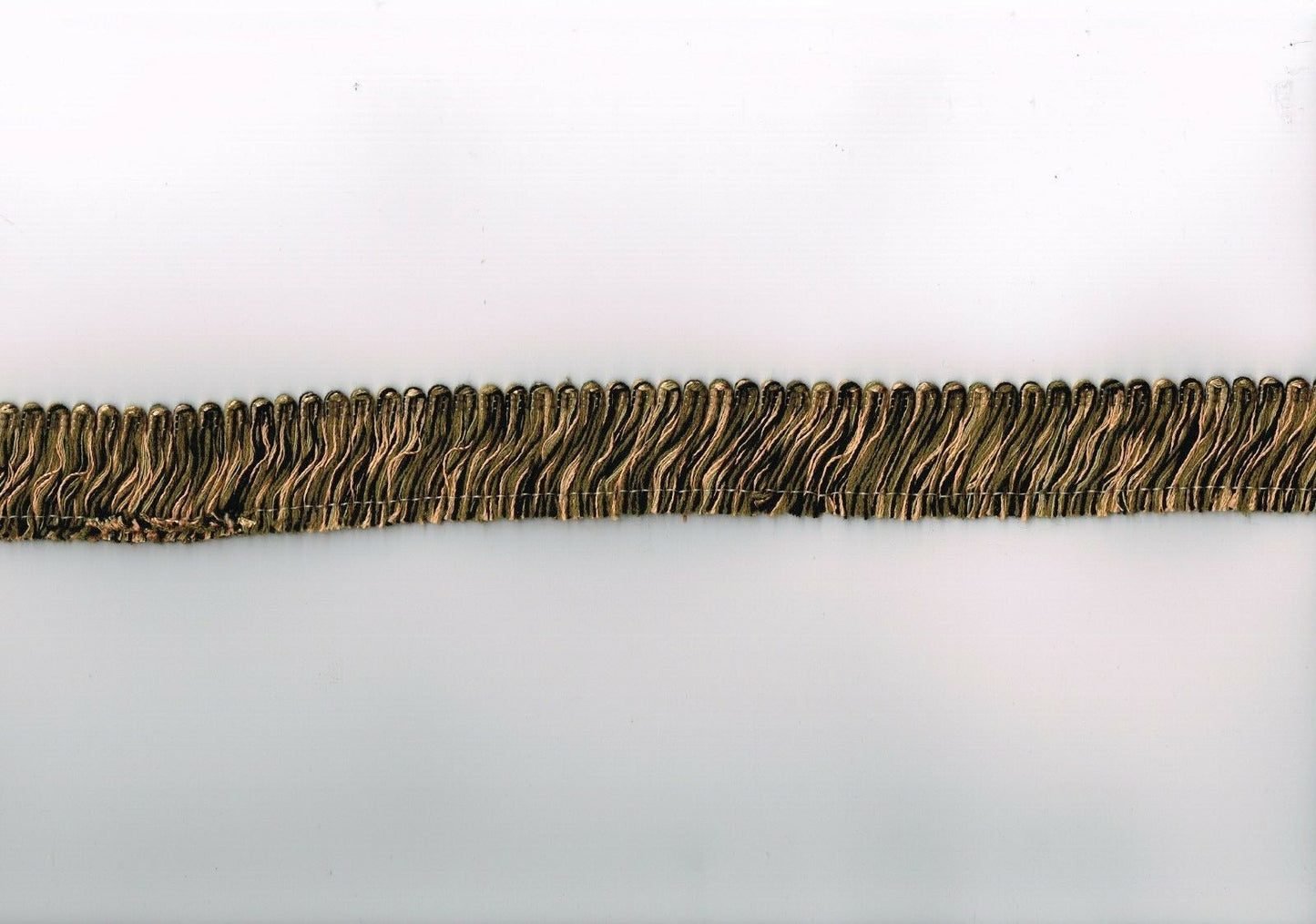 Phoenix Trim Major Mark  Fringe Copper Green Black    1.75"  Wide 
