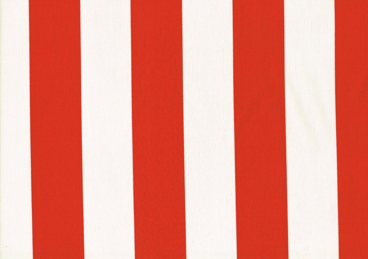 Designer Fabric New Red and Cream Stripe Indoor/Outdoor Drapery Upholstery