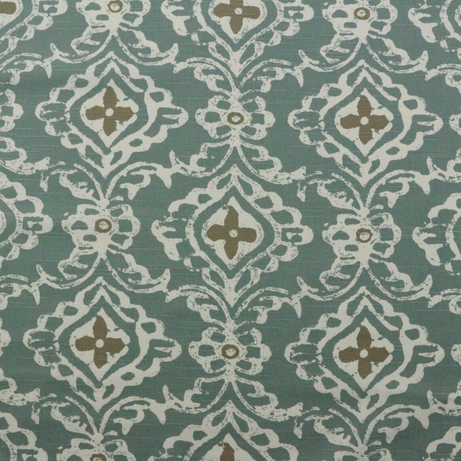 6 Yds Lacefield Fabric  KASHMIR SEAGLASS BLUE Cotton Drapery Upholstery