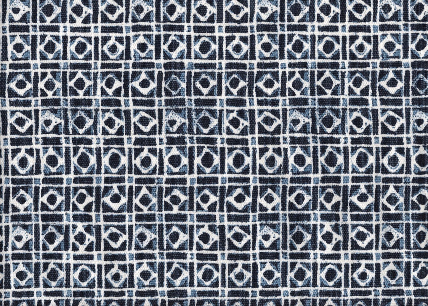 6 Yds Lacefield Fabric Geos Marine  Drapery Upholstery