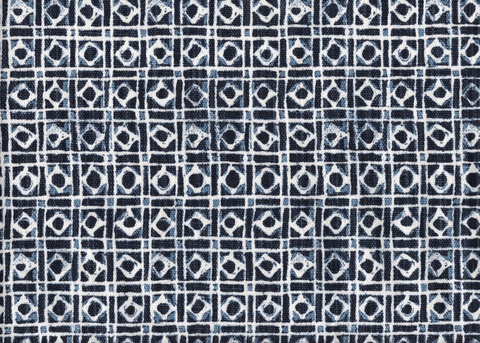 6 Yds Lacefield Fabric Geos Marine  Drapery Upholstery