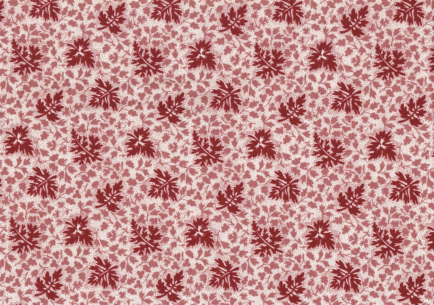 Waverly Fabric Treasure Off White Red Tan Leaves   Cotton Drapery Upholstery  