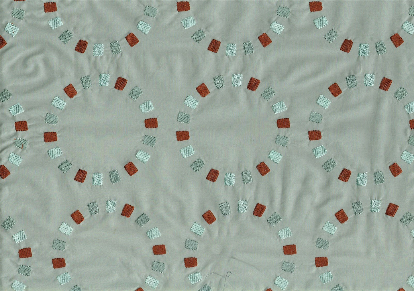  4.25 Yards Robert Allen Fabric Story Stones Spa Circles Drapery Upholstery