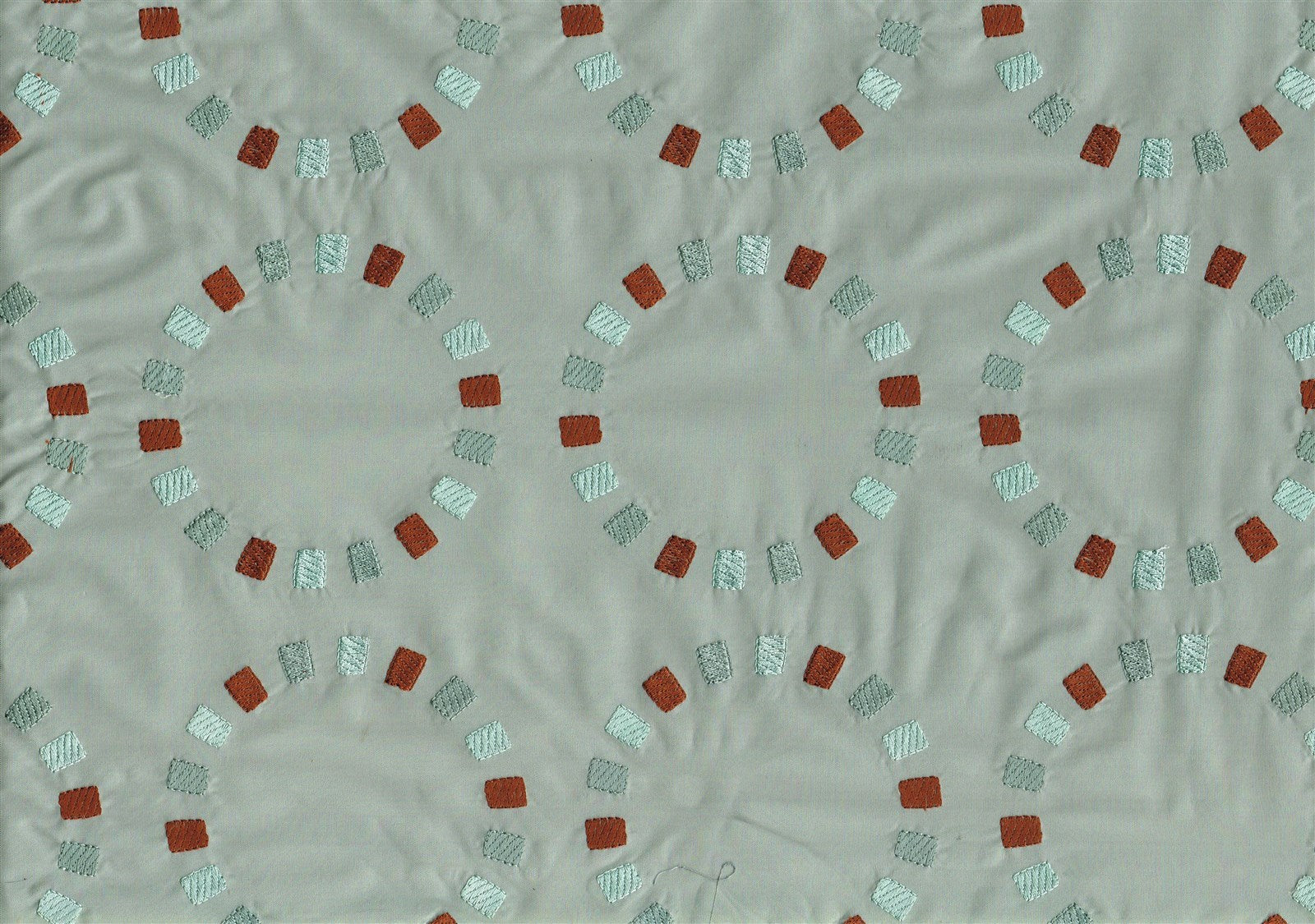  4.25 Yards Robert Allen Fabric Story Stones Spa Circles Drapery Upholstery