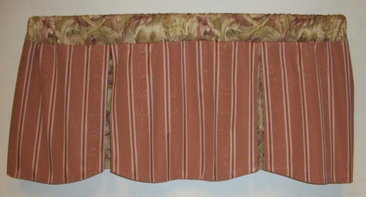 Mill Creek Fabric Striped Print Candy Valance  