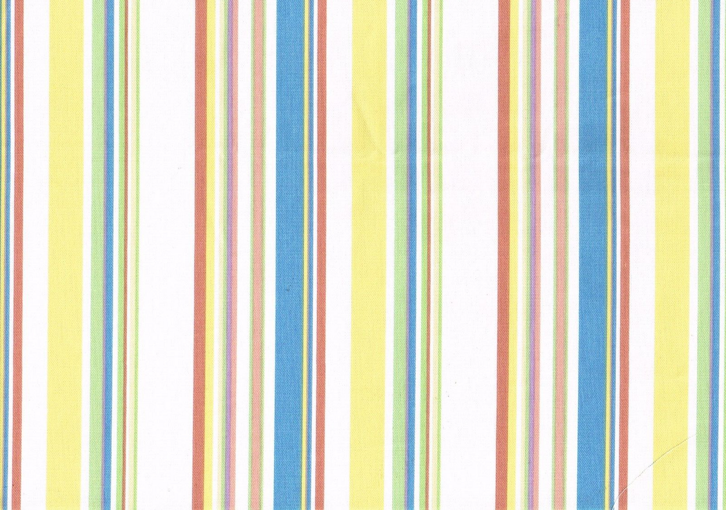 5 Yds Waverly Fabric Sequence Striped   100% Cotton  Drapery Upholstery