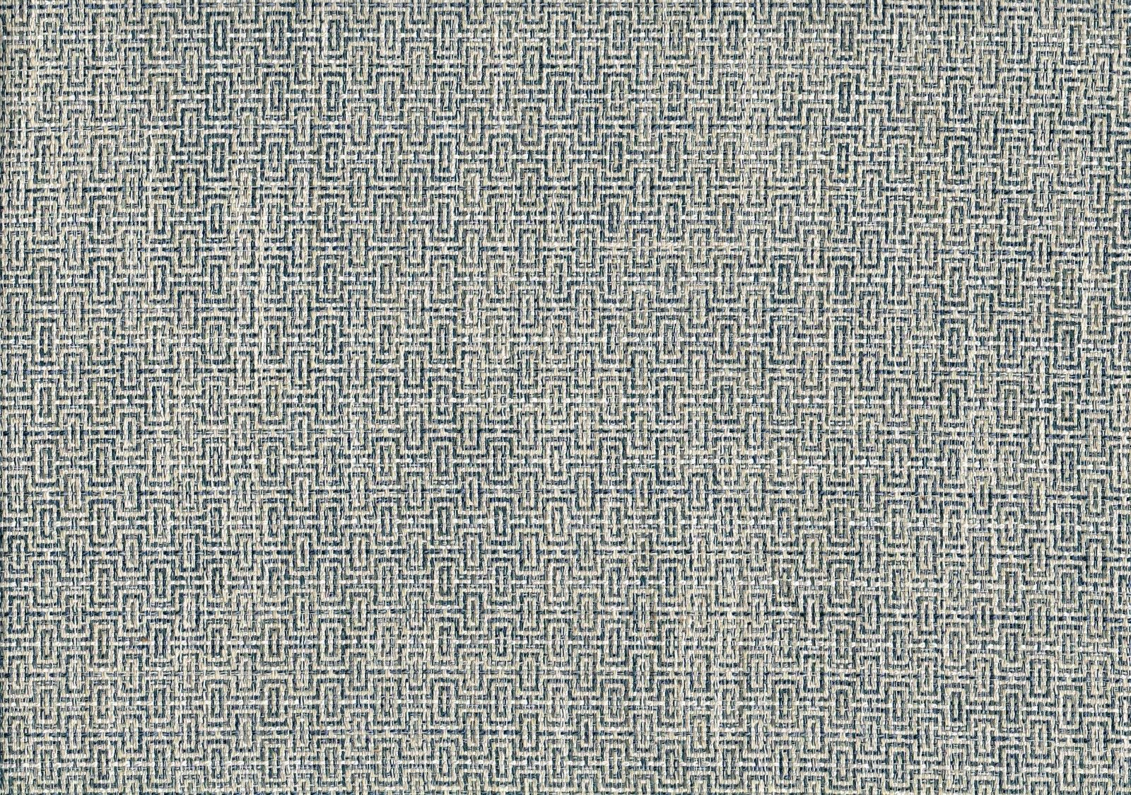 9.5 Yds Richloom Fabric Kinswood  Denim Blue Natural Drapery Upholstery